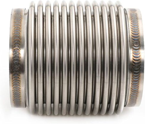 2.5 "ID T304 الفولاذ المقاوم للصدأ العادم بيلو فليكس الأنابيب المشتركة 2.5" فائقة القوة الطول الإجمالي 2.55 " in Kuwait