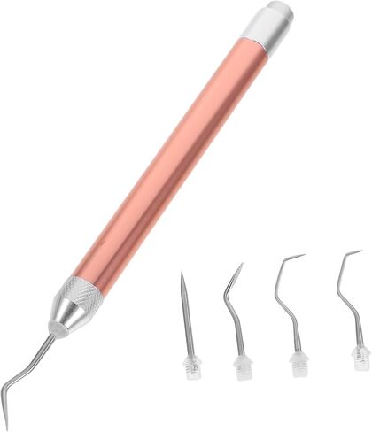 مجموعة أدوات إزالة الأعشاب الضارة من الفينيل المضاءة من Generic مع خطافات ودبابيس وتأثيرات نقش فريدة لمشاريع الصياغة اليدوية in Saudi Arabia