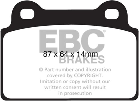 EBC Brakes Yellowstuff 4000 Series Street DP41985R to Fit MITSUBISHI,MORGAN in Saudi Arabia