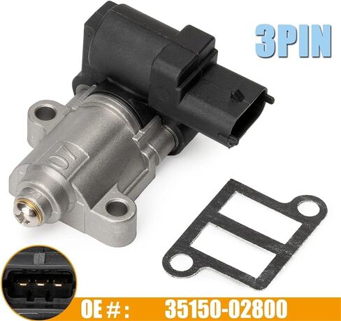 IAC Idle Air Control Valve 35150-02800 95209-30007 95219-30709 For I10 2008 For 2007 2008 2009 2010 in Saudi Arabia