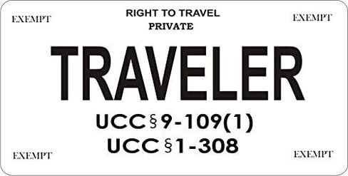 Monitorloe Right to Travel Traveler License Plate in Saudi Arabia