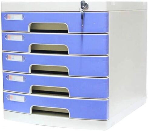 File Cabinets Multifunctional Office Supplies Flat, Drawer Type Organizer, Large Storage Cabinet, Blank Label Locked(10-Layers) in Saudi Arabia