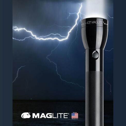 مصباح يدوي Maglite ML300L LED ثنائي الخلية D، رمادي in Saudi Arabia