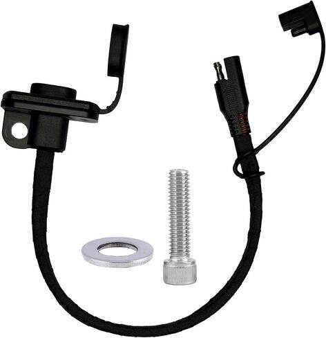 Motorcycle Battery Charger CNC Bracket,Stealth Charging Port Mount,Wiring Harness Holder for Harley 2014+Touring Models, 2024 Road Glide Street Glide and CVO Road Glide ST Accessories in Saudi Arabia