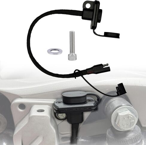 Motorcycle Battery Charger CNC Bracket,Stealth Charging Port Mount,Wiring Harness Holder for Harley 2014+Touring Models, 2024 Road Glide Street Glide and CVO Road Glide ST Accessories in Saudi Arabia