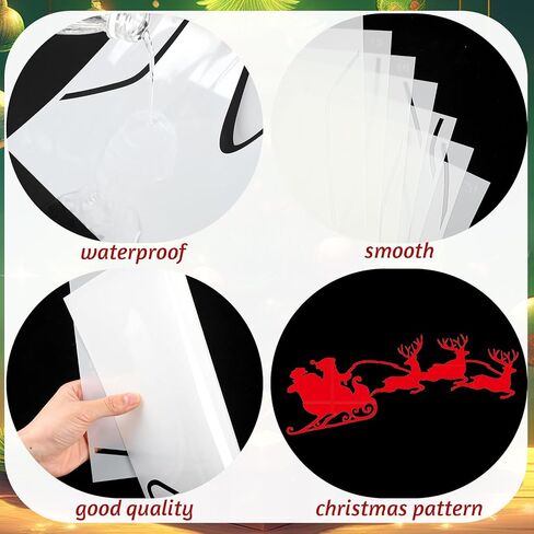 Chunful 63.78 Inch Large Christmas Tree Window Stencils for Painting Giant Reusable Christmas Wall Stencil Drawing Templates for Window Glass Door Wood Fence Garage Doors Holiday DIY Home Decor in Saudi Arabia