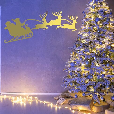 Chunful 63.78 Inch Large Christmas Tree Window Stencils for Painting Giant Reusable Christmas Wall Stencil Drawing Templates for Window Glass Door Wood Fence Garage Doors Holiday DIY Home Decor in Saudi Arabia