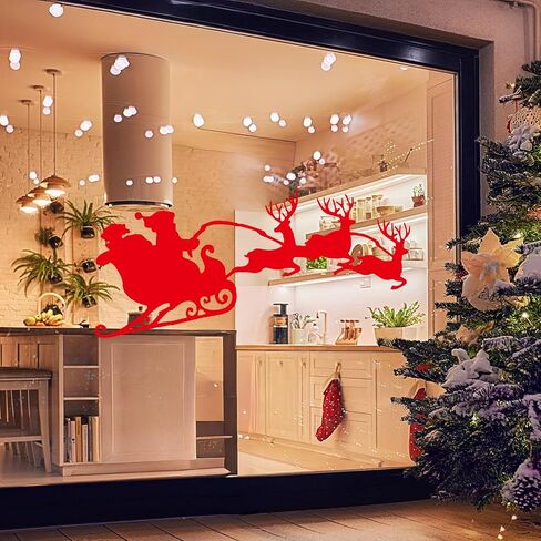 Chunful 63.78 Inch Large Christmas Tree Window Stencils for Painting Giant Reusable Christmas Wall Stencil Drawing Templates for Window Glass Door Wood Fence Garage Doors Holiday DIY Home Decor in Saudi Arabia