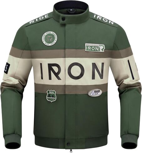 Winter Motorcycle Jacket for Men, Windproof, Riding Jacket With Armor, Bomber Style, Removable Liner, All season in Saudi Arabia