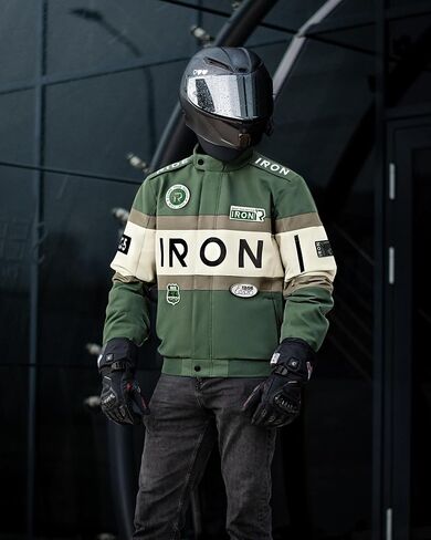 Winter Motorcycle Jacket for Men, Windproof, Riding Jacket With Armor, Bomber Style, Removable Liner, All season in Saudi Arabia