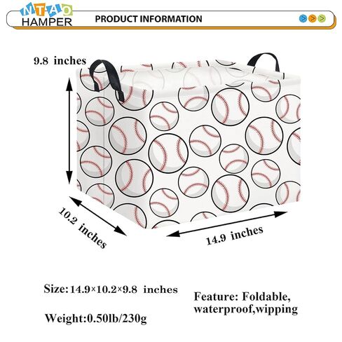 سلة عيد الميلاد مستطيلة من NTAOHAMPER، سلة هدايا الحلوى، سلة تخزين من القماش بمقابض، ألعاب أطفال/صندوق كتب، صندوق تخزين جميل، ديكور الغرفة، سلة هدايا للبنين والبنات (سلة عيد الميلاد الخضراء) in Saudi Arabia