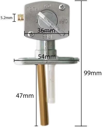 ‎XVS650 Gas Fuel Tank Petcock Valve Replacement for Yamaha YFM 400 Big Bear 4x4 2000-2006 in Saudi Arabia