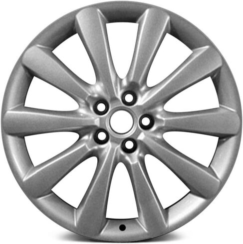19 inch Wheel Compatible for 2010-2013 Jaguar XK/XF 19x8.5 10-Spoke All Painted Silver Reman Factory Rim in Saudi Arabia