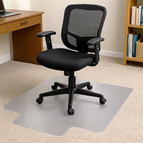 Cleartex® TrYlok® Vinyl Lipped Chair Mat for Low Pile Carpets up to 1/4" - 35" x 47" in Saudi Arabia