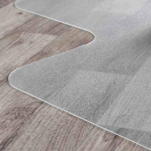 Advantagemat® Vinyl Lipped Chair Mat for Hard Floor - 45" x 53" in Saudi Arabia