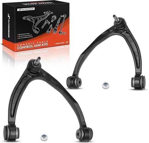 A-Premium 2 x Front Upper Control Arm, with Ball Joint & Bushing, Compatible with Chevy & GMC & Cadillac - 2007-2016 - Silverado 1500 Tahoe Suburban Avalanche Sierra Yukon XL 1500 Escalade ESV/EXT in Saudi Arabia
