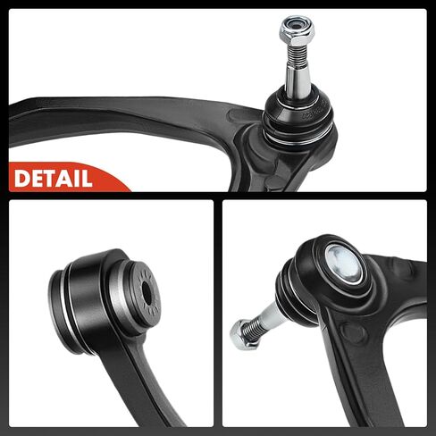 A-Premium 2 x Front Upper Control Arm, with Ball Joint & Bushing, Compatible with Chevy & GMC & Cadillac - 2007-2016 - Silverado 1500 Tahoe Suburban Avalanche Sierra Yukon XL 1500 Escalade ESV/EXT in Saudi Arabia