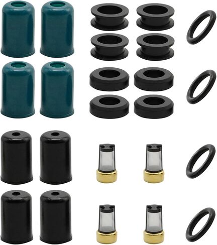 Fuel Injector O-Ring Seal Filter Reconstruction Kit, Replacement for Toyota Truck 4 Runner 1984 1985 1986 1987 1988 1989 1990 1991 1992 1993 1994 1995 in Saudi Arabia