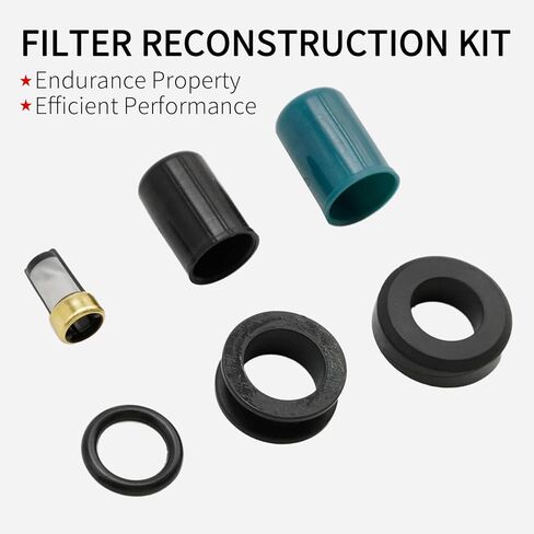 Fuel Injector O-Ring Seal Filter Reconstruction Kit, Replacement for Toyota Truck 4 Runner 1984 1985 1986 1987 1988 1989 1990 1991 1992 1993 1994 1995 in Saudi Arabia