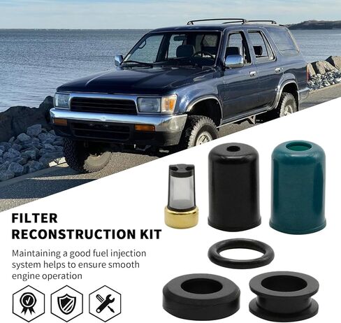 Fuel Injector O-Ring Seal Filter Reconstruction Kit, Replacement for Toyota Truck 4 Runner 1984 1985 1986 1987 1988 1989 1990 1991 1992 1993 1994 1995 in Saudi Arabia
