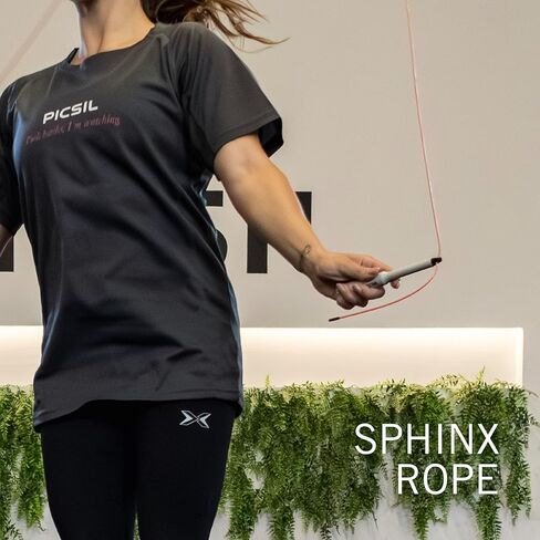 حبل القفز PICSIL Sphinx، حبل القفز بسرعة 360 درجة مع نظام حمل مزدوج، حبل القفز سريع وخفيف الوزن مصنوع من بلاستيك ABS، حبال القفز للياقة البدنية والملاكمة والتكييف، لجميع الأعمار in Saudi Arabia