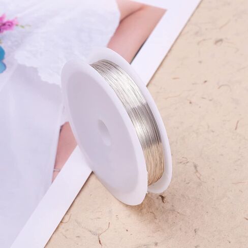1 Roll 32.8 Feet(10m) 26 Gauge Round Copper Jewelry Bendable Wire Long-Lasting Plated Jewelry Wire Soft Artistic Wires Copper Metal Beading for Jewelry Making Crafts,KC Gold in Saudi Arabia