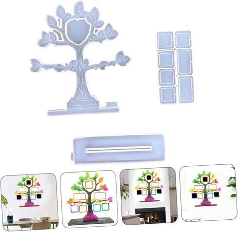 Veemoon 1set Photo Frame Silicone Molds Creative Epoxy Molds for Crafting Unique Picture Frames Safe Silicone Material for Decor in Saudi Arabia