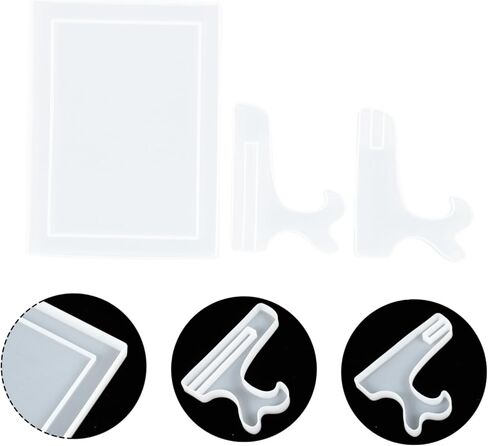 Veemoon 1set Silicone Photo Frame Molds for Creative Decoration Safe Material Craft Projects and Unique in Saudi Arabia