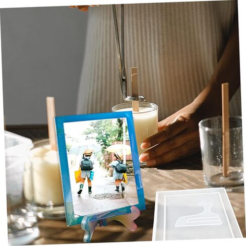 Veemoon 1set Silicone Photo Frame Molds for Creative Decoration Safe Material Craft Projects and Unique in Saudi Arabia