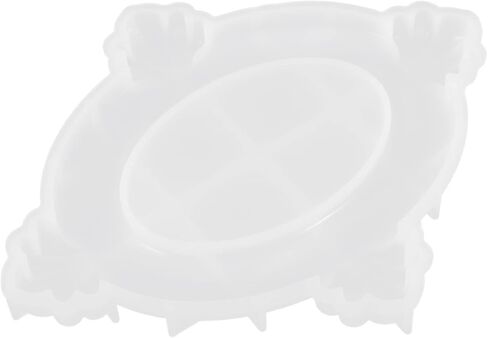 Lurrose Silicone Photo Frame Mold for DIY Crafts Half-Round Petal Design Flexible and Safe Material for Unique Picture Frame Projects and Home Decor in Saudi Arabia