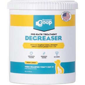 Groomer's GOOP Pet De-Greaser with Vitamin E and Aloe Vera - Degreaser Cream for Dogs, Puppy, Cat, and Kitten - Oil and Stain Remover for Pets Fur and Coat - 28oz in Kuwait