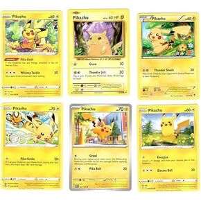 Pikachu Card Set - Pokemon 6 Card Lot - Furious Fist - XY Evolutions - 27/111-35/108 in Saudi Arabia