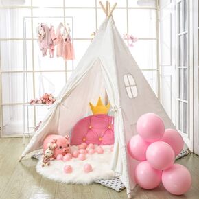 Kids Teepee Tent Indoor with Star Lights, Gift for Boys & Girls, Toys for Toddler, Kids Playhouse for Indoor Decor Party Games in Saudi Arabia