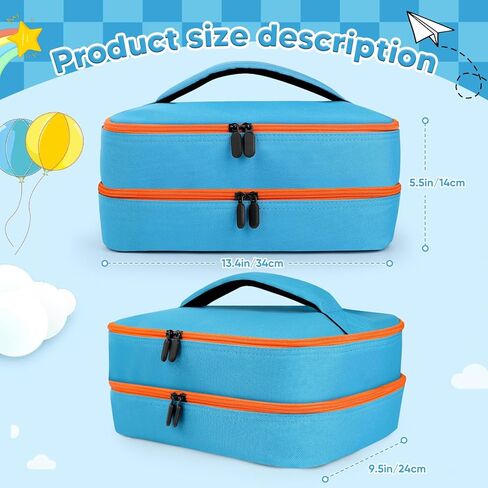 Madcat Carrying Case Compatible with 18 Monster Jam Trucks, Portable 1:64 Scale Monster Truck Bag Holding 18 Toy Cars, Bag Only (blue) in Saudi Arabia