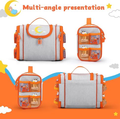 Carrying Case Compatible with Little Tikes Story Dream Machine Books Starter Set, Cute Storage Bag with Handle and Shoulder Strap for Character Storybook Accessory Bag Only (Blue Red) in Saudi Arabia