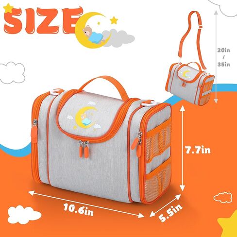 Carrying Case Compatible with Little Tikes Story Dream Machine Books Starter Set, Cute Storage Bag with Handle and Shoulder Strap for Character Storybook Accessory Bag Only (Blue Red) in Saudi Arabia