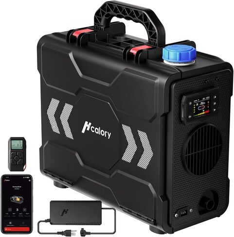8KW Diesel Heater, 6L Toolbox 2S Plus Portable Diesel Air Heater All in One 110V/12/24V with App Control, Wireless Temperature Sensing and Altitude Mode for RV Garage Camper 2025 Upgraded in Saudi Arabia
