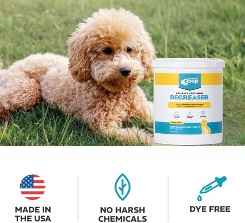 Groomer's GOOP Pet De-Greaser with Vitamin E and Aloe Vera - Degreaser Cream for Dogs, Puppy, Cat, and Kitten - Oil and Stain Remover for Pets Fur and Coat - 28oz in Kuwait