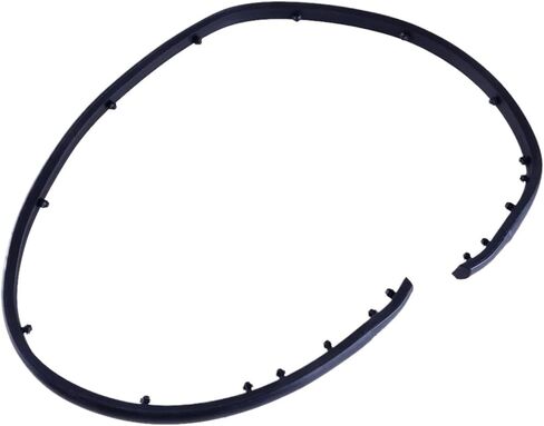 86357-F2000 Car Front Upper Bumper Hood Seal Strip Trim Fit for 2017 2018 Black Rubber in Saudi Arabia