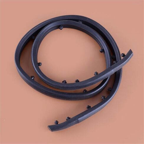 86357-F2000 Car Front Upper Bumper Hood Seal Strip Trim Fit for 2017 2018 Black Rubber in Saudi Arabia