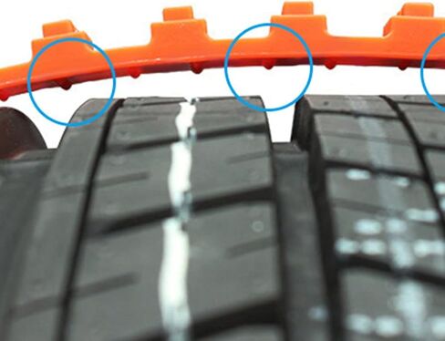 Universal Reusable Anti-skid Nylon Tire Chains, Universal Tire Chain Anti Skid Wheel Belts for Cars Suvs Trucks, Adjustable Temporary Tire Straps for Snow and Ice (10) in Saudi Arabia
