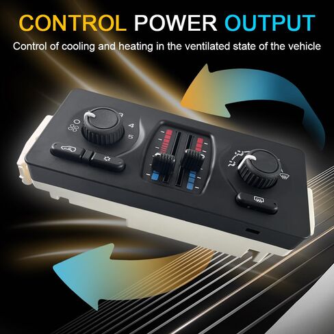 استبدال وحدة التحكم في المناخ لعام 2003-2006 تشيفي سيلفرادو 1500/2500/3500، جي إم سي سييرا، تاهو، سوبربان، أفالانش - لوحة سخان التيار المتردد HVAC 599-210XD in Kuwait