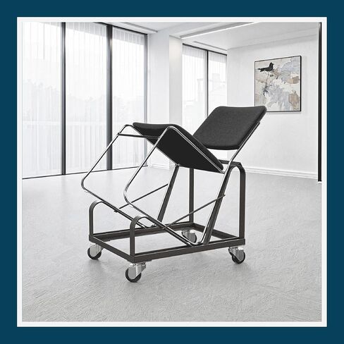 Dolly for OEF8500 Series, Compatible with Any Sled-Base Stack Chair of Similar Or Identical Dimensions,Black in Kuwait