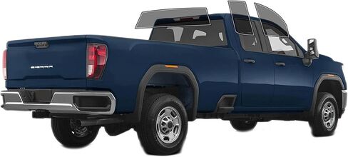 AUTOTEK Precut Window Tint Film Front Two Door Windows Film Cars Sun Blocking Protection Privacy Anti Shatter Glass 2 Ply Computer Cut Any Tint Shade for GMC Sierra 2500 Extended 2020-2025 in Saudi Arabia