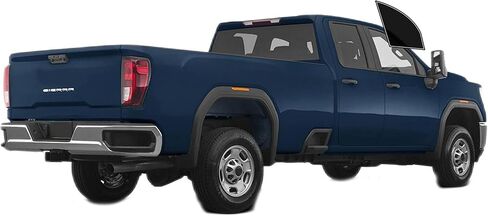 AUTOTEK Precut Window Tint Film Front Two Door Windows Film Cars Sun Blocking Protection Privacy Anti Shatter Glass 2 Ply Computer Cut Any Tint Shade for GMC Sierra 2500 Extended 2020-2025 in Saudi Arabia