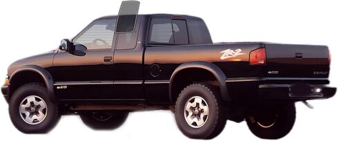 AUTOTEK Precut Windows Tint Film Rear Windshield Cars Sun Blocking Protection Privacy Anti Shatter Glass 2 Ply Computer Cut Any Tint Shade for Chevrolet S10 Extended 1994-2004 in Saudi Arabia