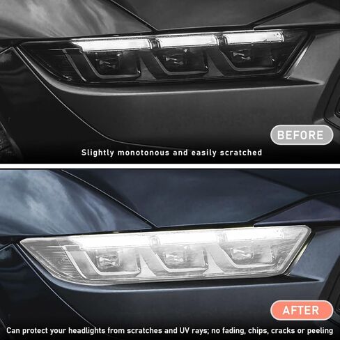 Car Light Tint Film, 12×48 Inch Tint Vinyl Wrap Film Roll with Squeegee and Cutter, Self-Adhesive Film Sticker for Car Headlights Tail Lights Fog Lights, Car Accessories in Saudi Arabia