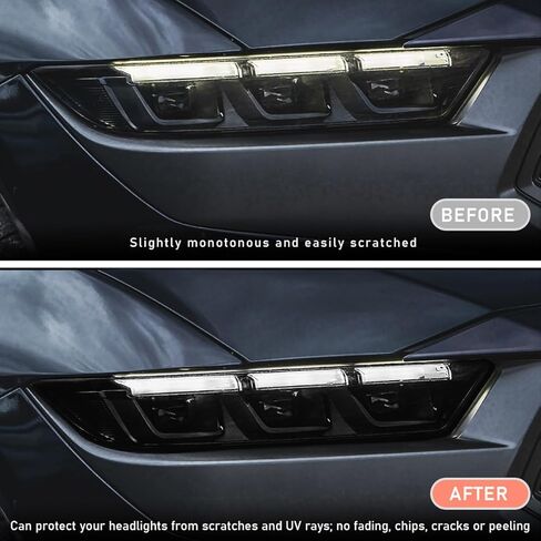 Car Light Tint Film, 12×48 Inch Tint Vinyl Wrap Film Roll with Squeegee and Cutter, Self-Adhesive Film Sticker for Car Headlights Tail Lights Fog Lights, Car Accessories in Saudi Arabia