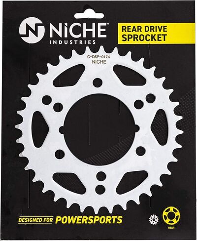 NICHE Drive Sprocket Chain Combo for Polaris Scrambler 500 4X4 Front 12 Rear 36 Tooth 520V-X X-Ring 84 Links in Saudi Arabia