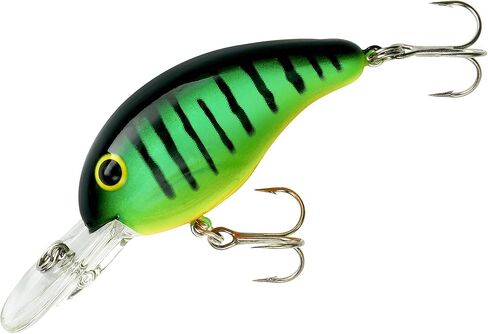 BANDIT LURES Series 200 Crankbait Bass Fishing Lures, Fishing Accessories, Dives to 8-feet Deep, 2', 1/4 oz, Mistake, (BDT258) in Saudi Arabia